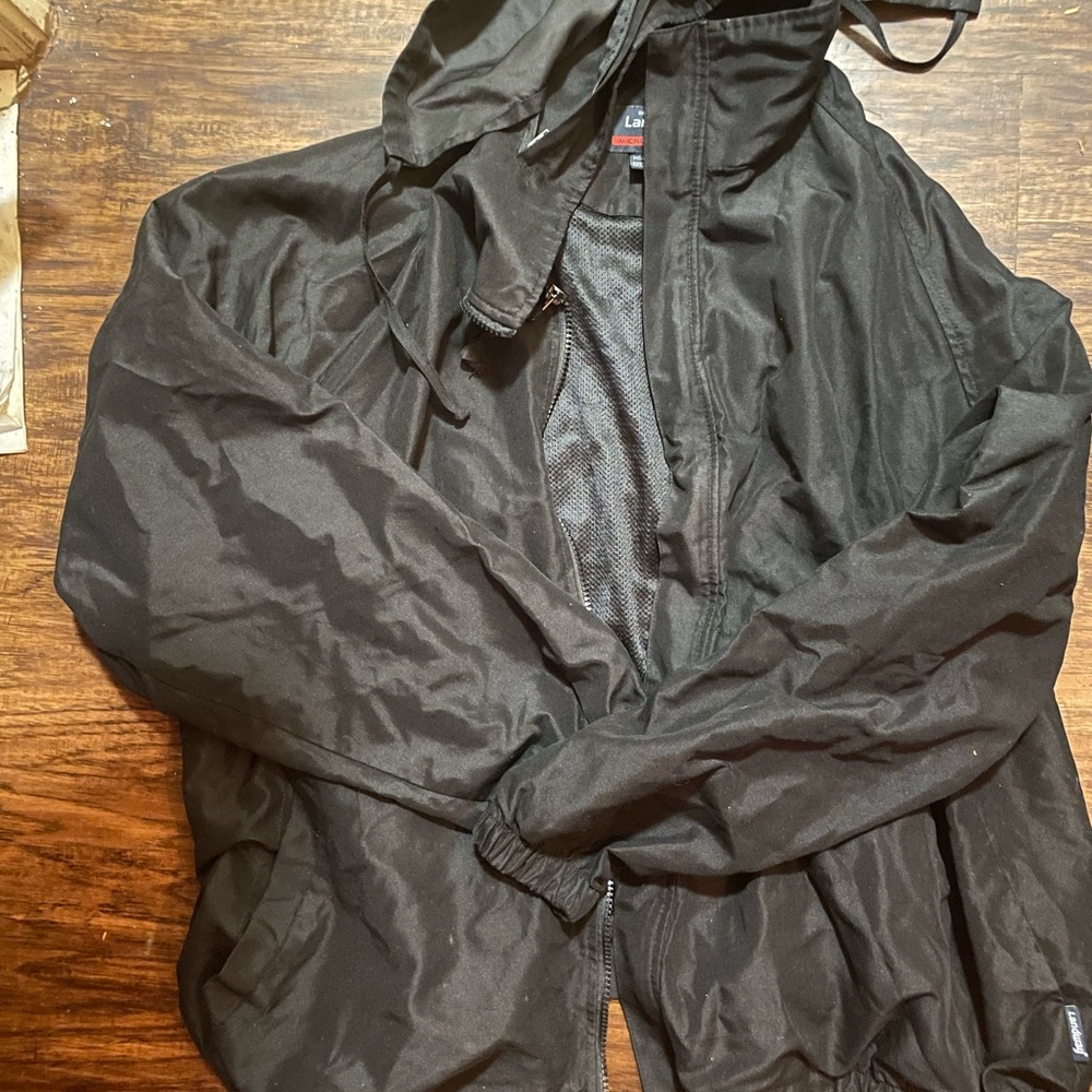 Levi's Men's Black Hooded Windbreaker